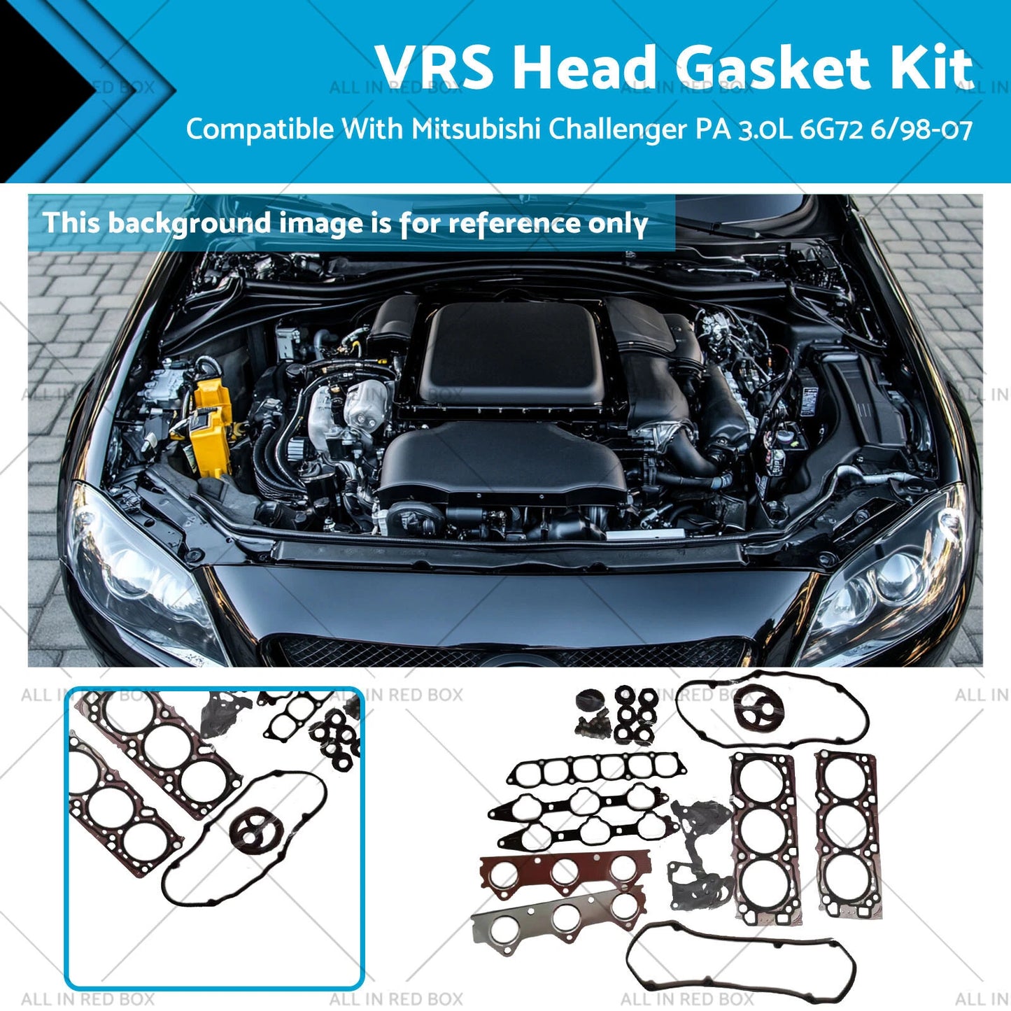 Cylinder Head Gasket Set for Mitsubishi Challenger PA 3.0L 6G72 (1996-2003)