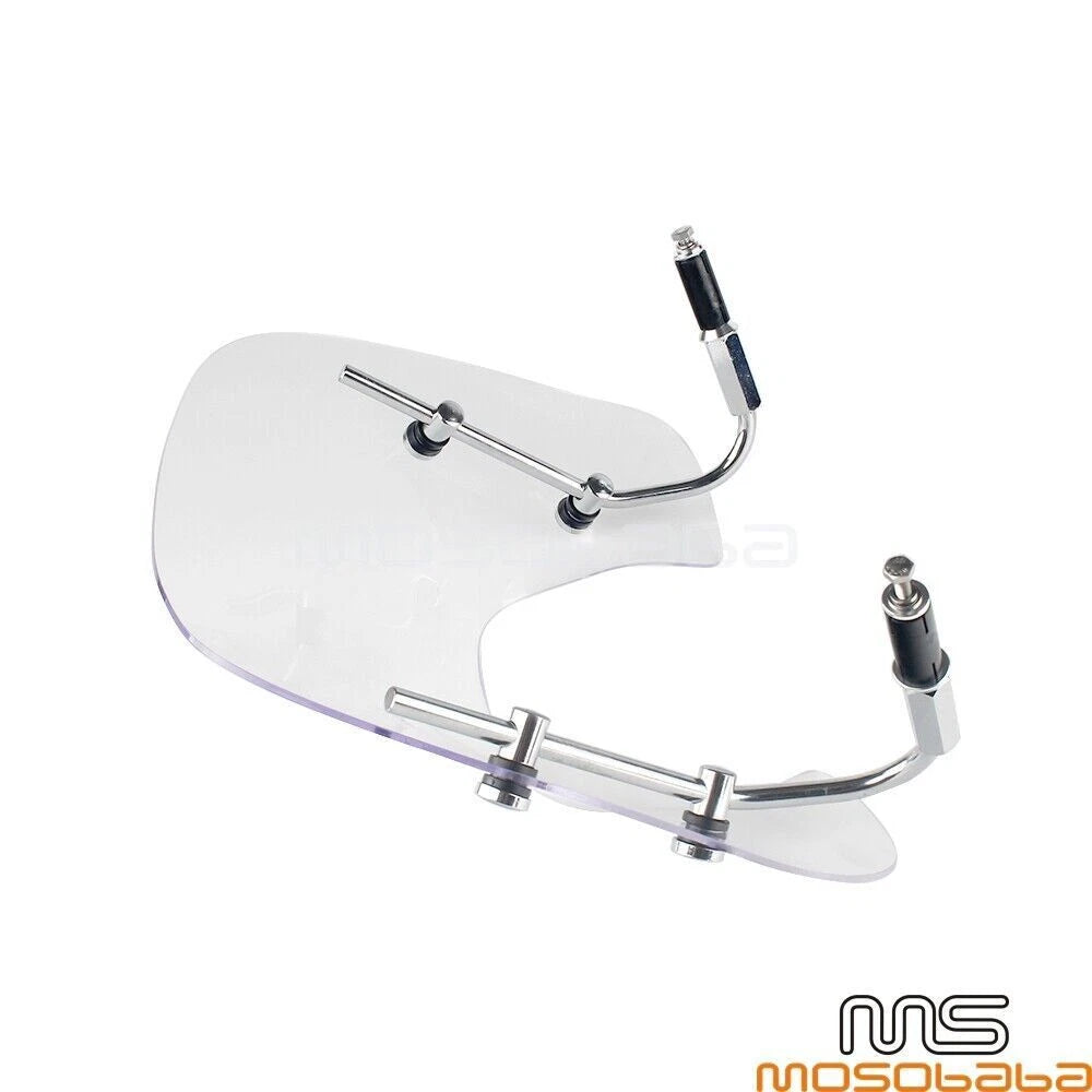 Windshield for Vespa Sprint 150 w/Stainless Steel Bracket