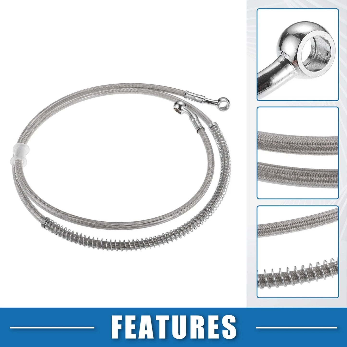 Hydraulic Brake Line 10mm ID 55.12" Length for ATV Motocross
