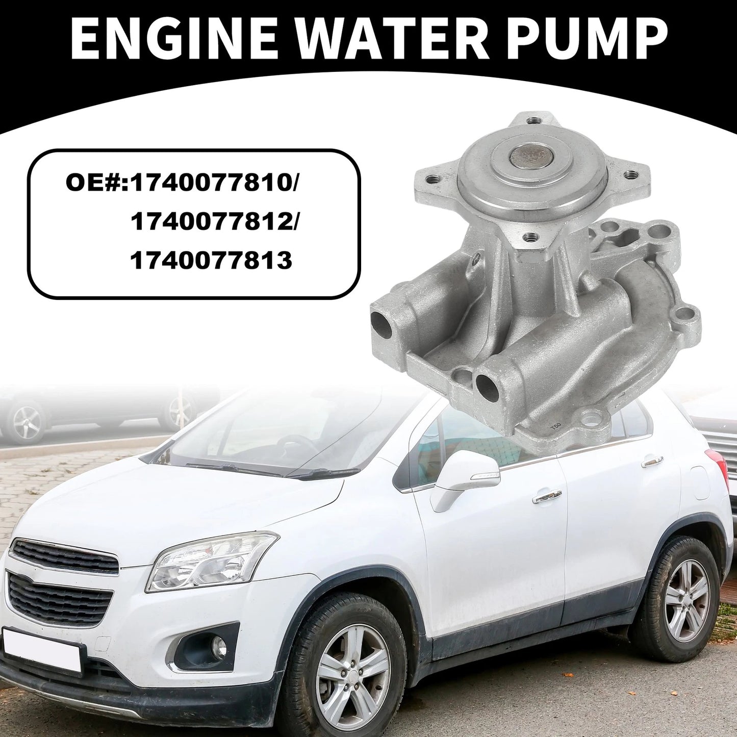 Water Pump for Chevrolet Tracker Gasket Kit (1999-2008)