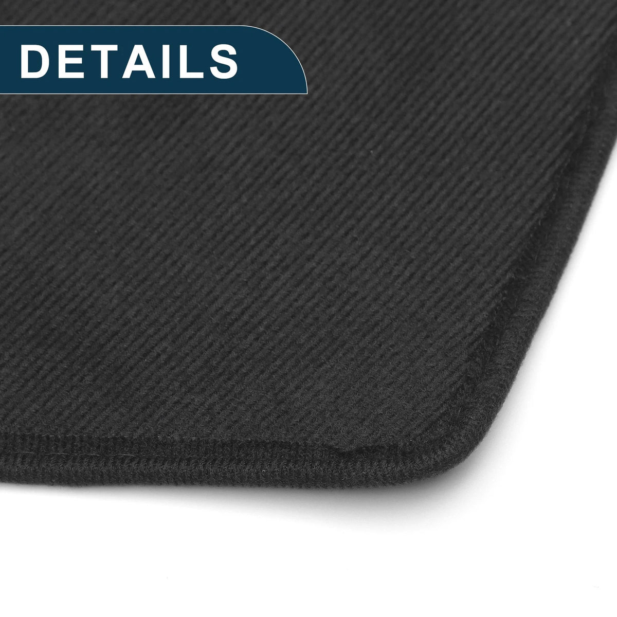 Car Door Anti Kick Pad Sticker Protector for Toyota RAV4 (2004-2012) Black 1 Set