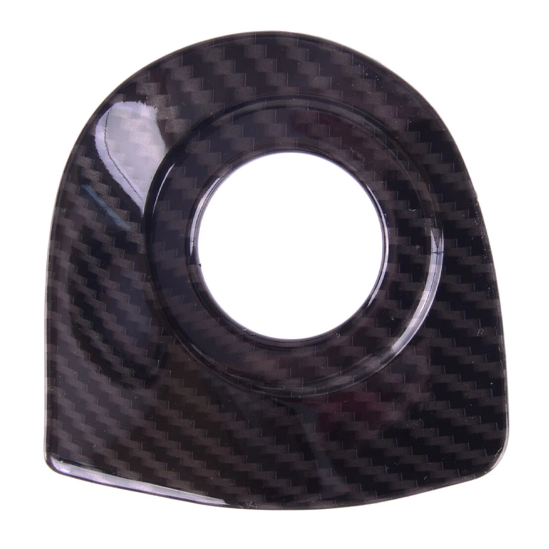 Black ABS Engine Start Key Socket Cover for Ford Mustang (2010-2014)