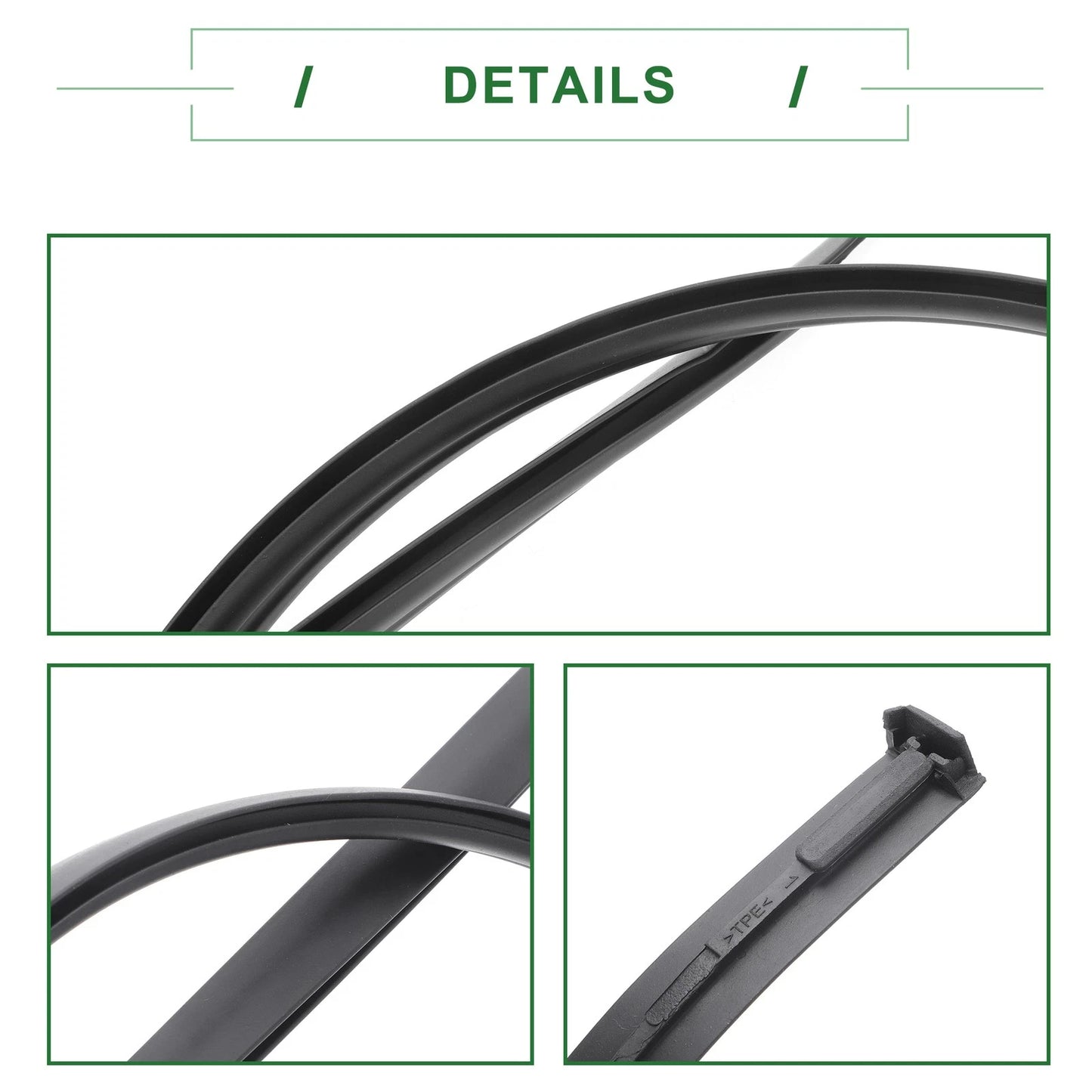 Left Side Roof Sealing Strip Sunroof Trim for Toyota Corolla (2014-2018)