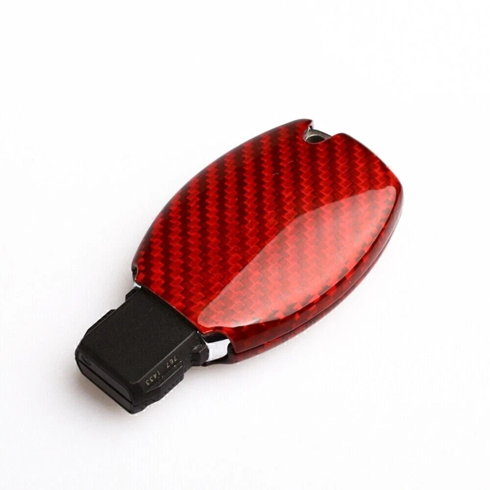 Key Case Cover for Benz C Class (2015-2021) - Carbon Fiber Smart Remote