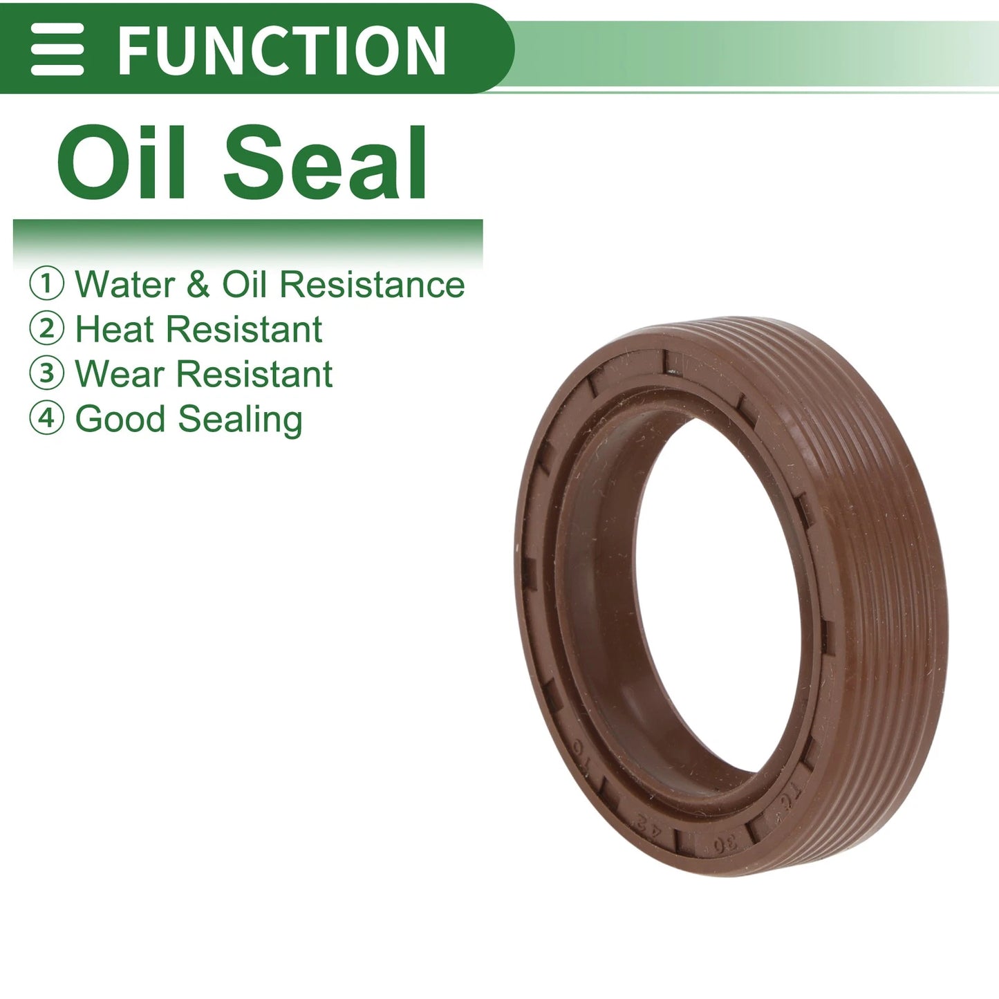 Oil Seal / 30x42x10mm 5 Pcs / FKM Rubber for Car
