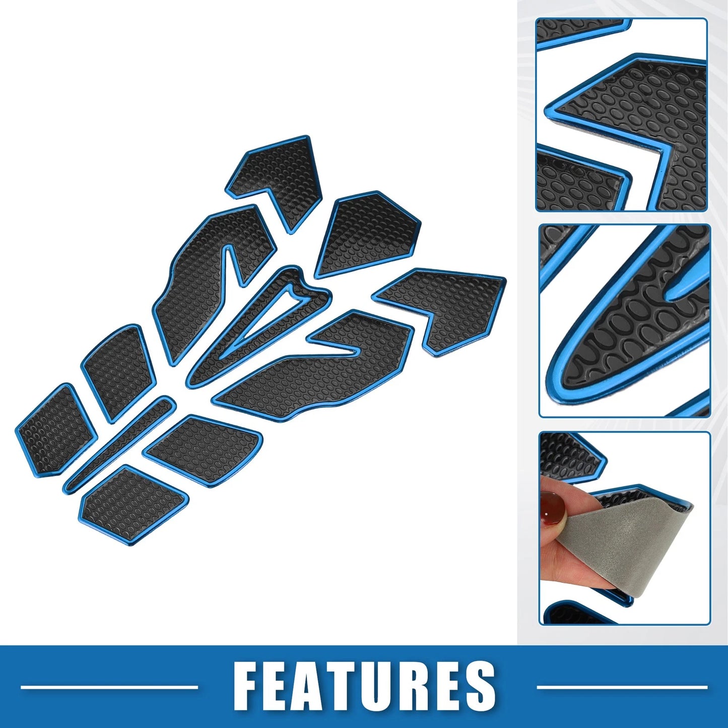 Tank Pad Sticker 7.87''x5.59'' for Universal Motorcycle