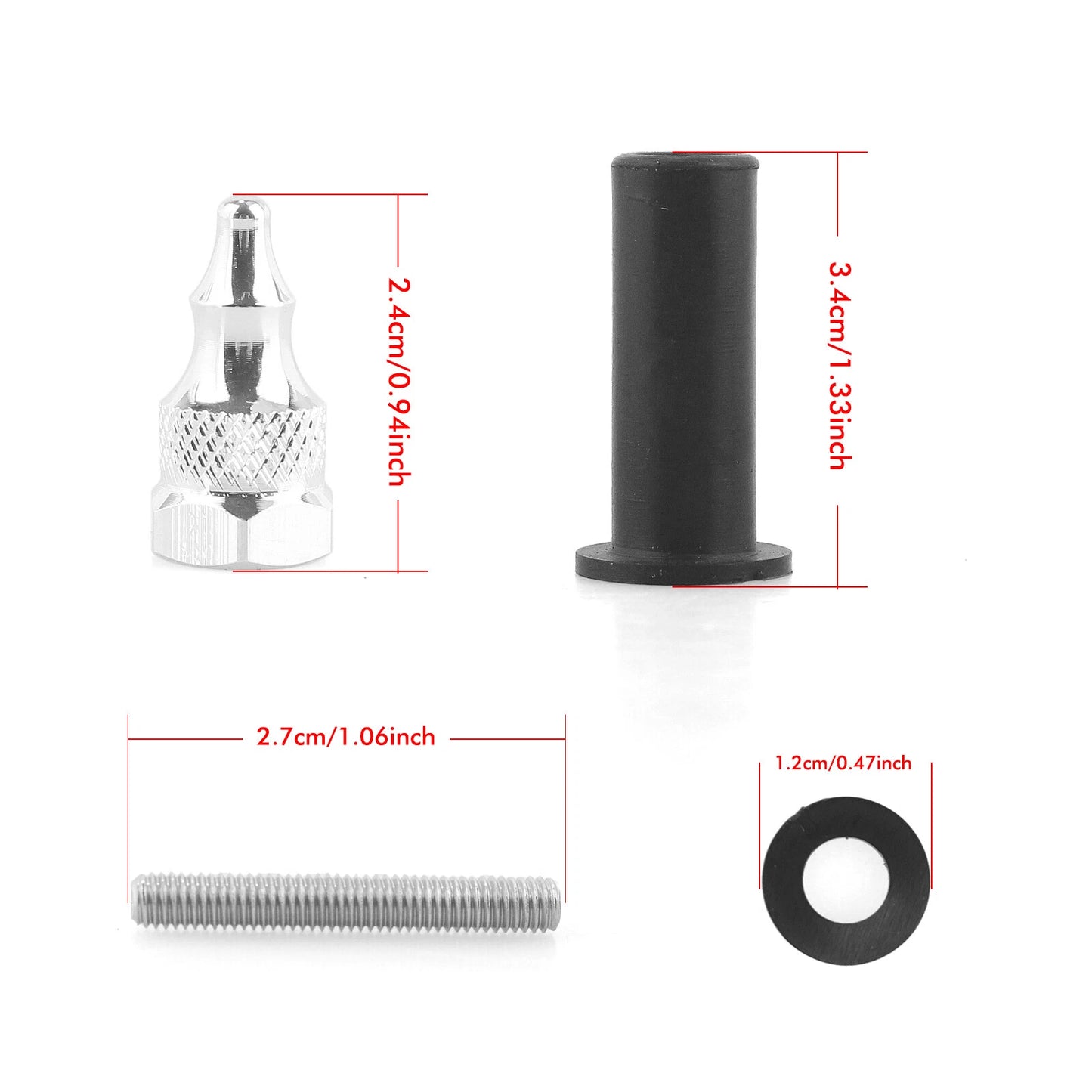 Windscreen Well Nut Bolt Screws Kit for Harley Road (1998-2022)