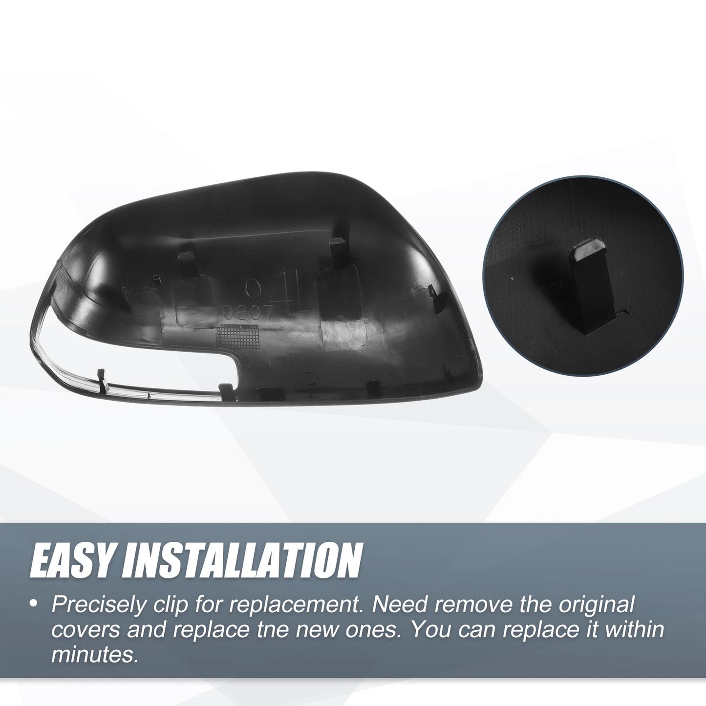 Left Side Mirror Cover Caps for Toyota RAV4 (2009-2013)