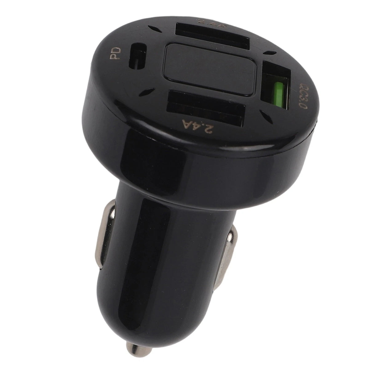 Car Charger Voltage Monitoring Aluminum Alloy PC Input 12-24V