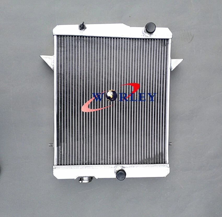 56mm Aluminum Radiator + Fan for Triumph TR4A (1965-1967)