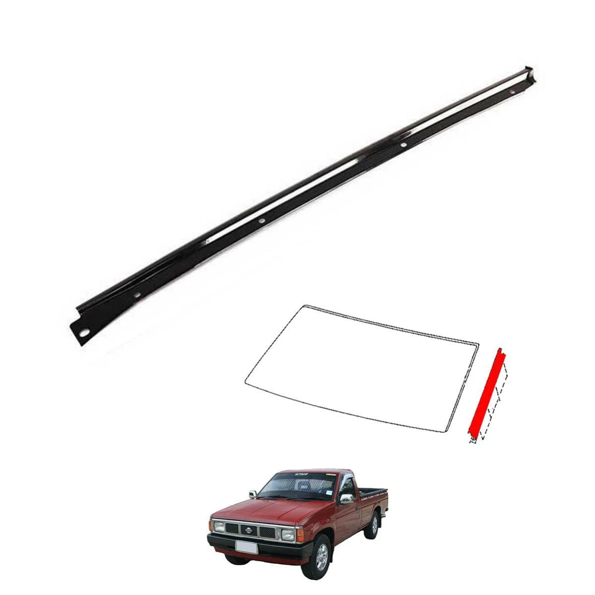 Side Windshield Moulding Front LH Fits Nissan Navara D21 Ute Truck 86-97 New D10