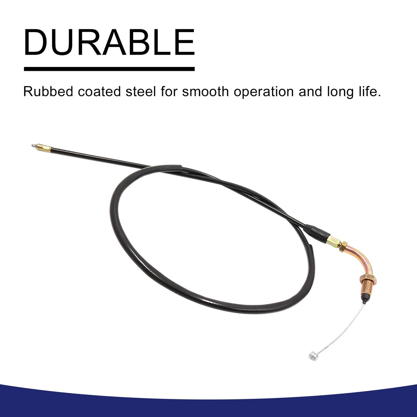 1 Rubber Coated Motorcycle Throttle Cable Wire Oil Line for Honda CG125