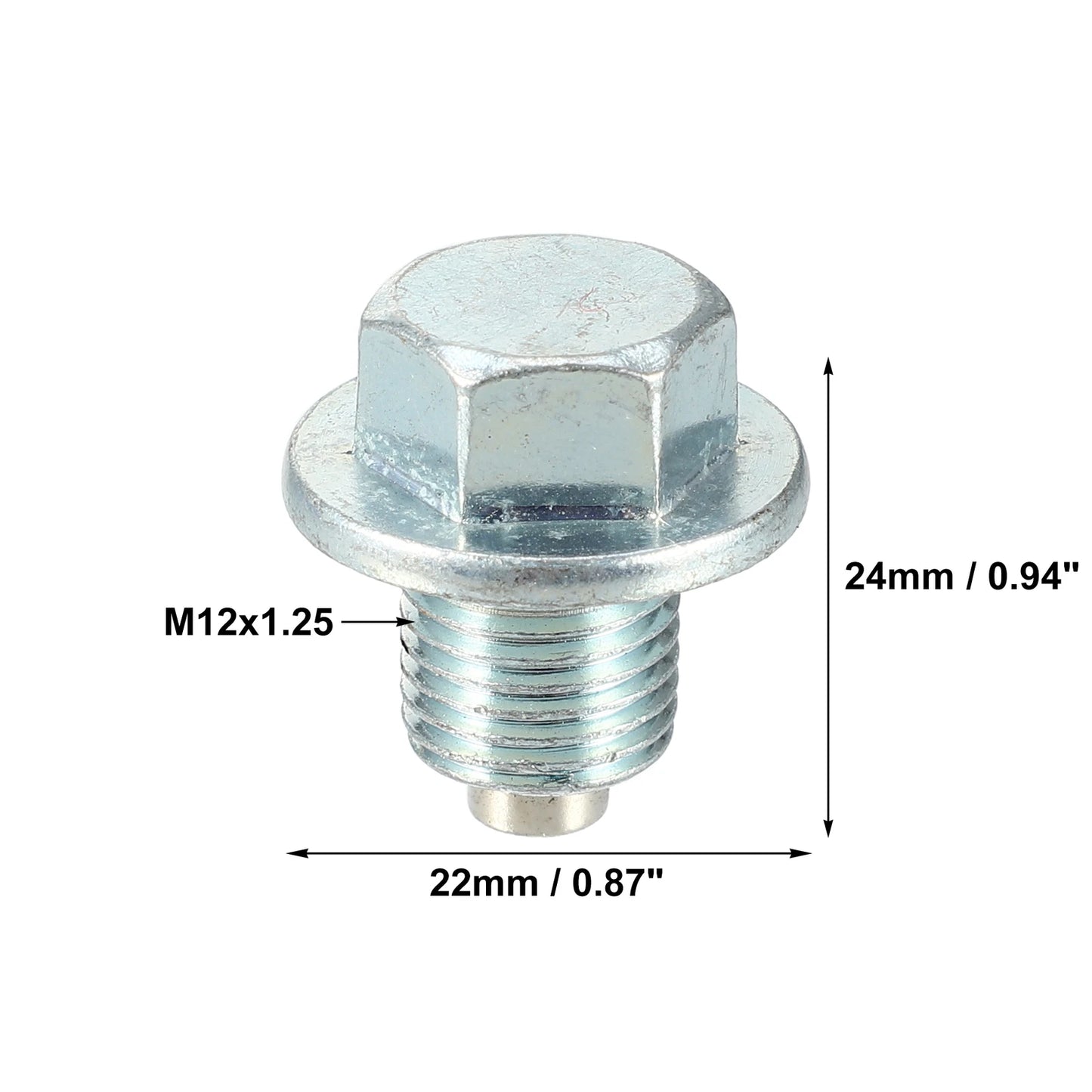 M12x1.25 Car Oil Drain Plug Set with Washers for Toyota