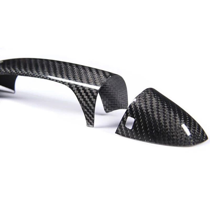 Carbon Fiber Exterior Door Handle Cover fit for Benz W205 C Class GLC 2014-2018