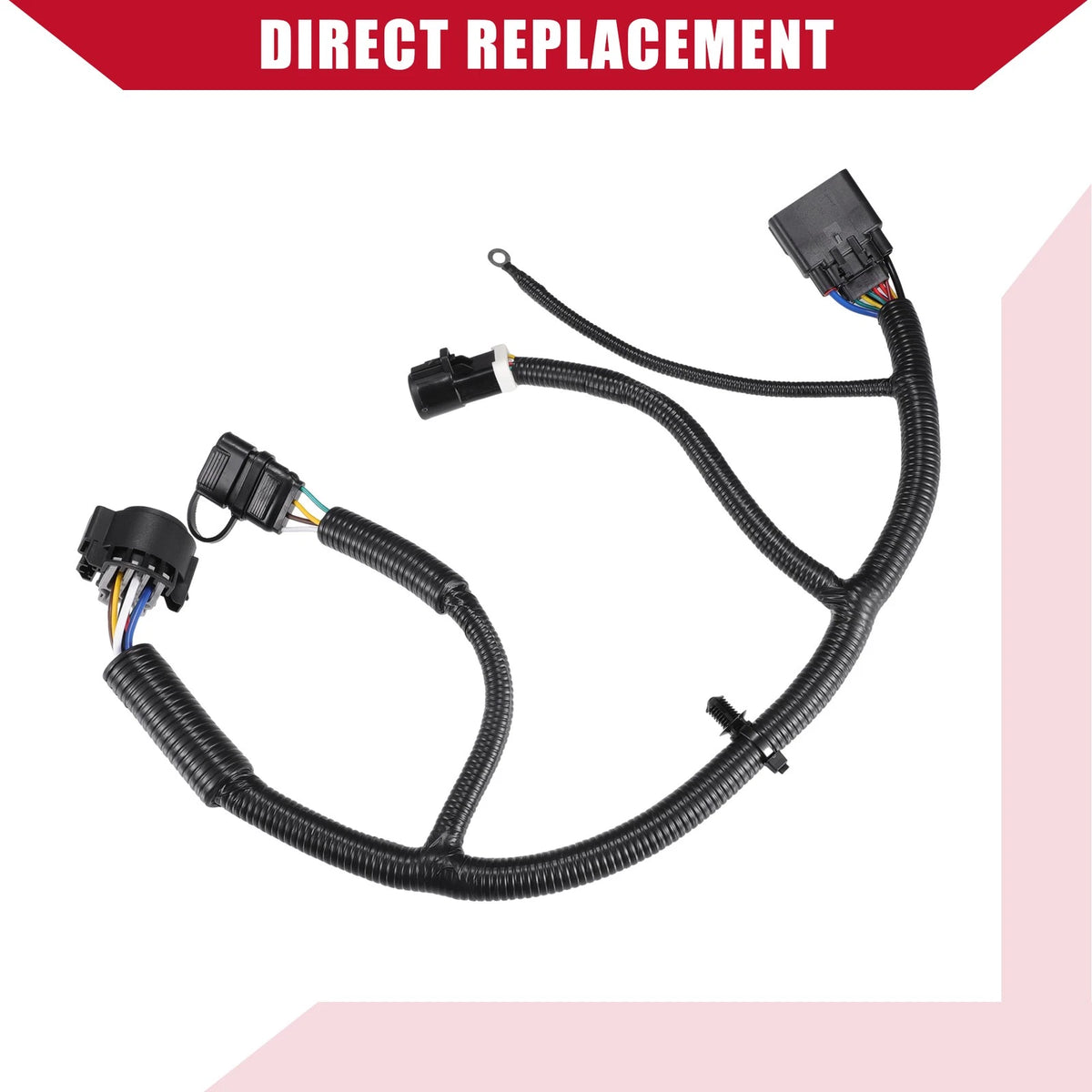 Trailer Connector Wiring Harness for Ford F-150, Lincoln Mark LT (2004-2008)