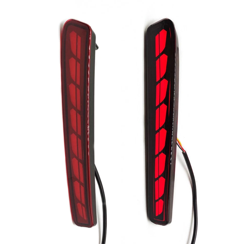 Red Lens LED Rear Bumper Reflector Lights for Toyota Corolla