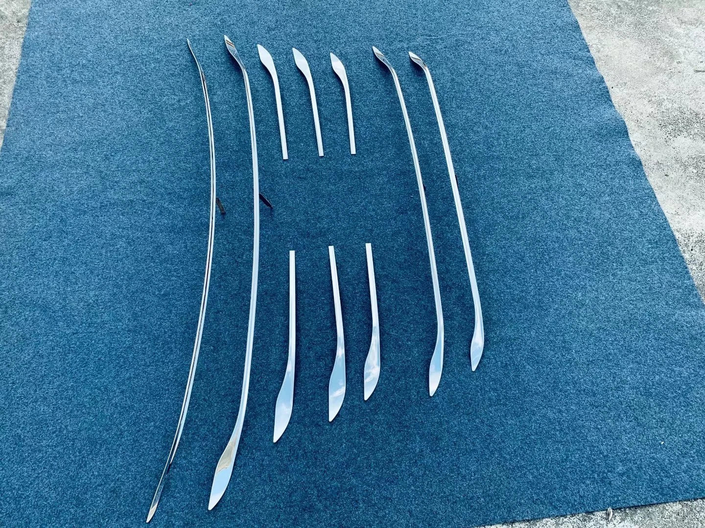 Front Central Grille Decor Molding Steel Trim for Toyota Harrier Venza (2020-2024)