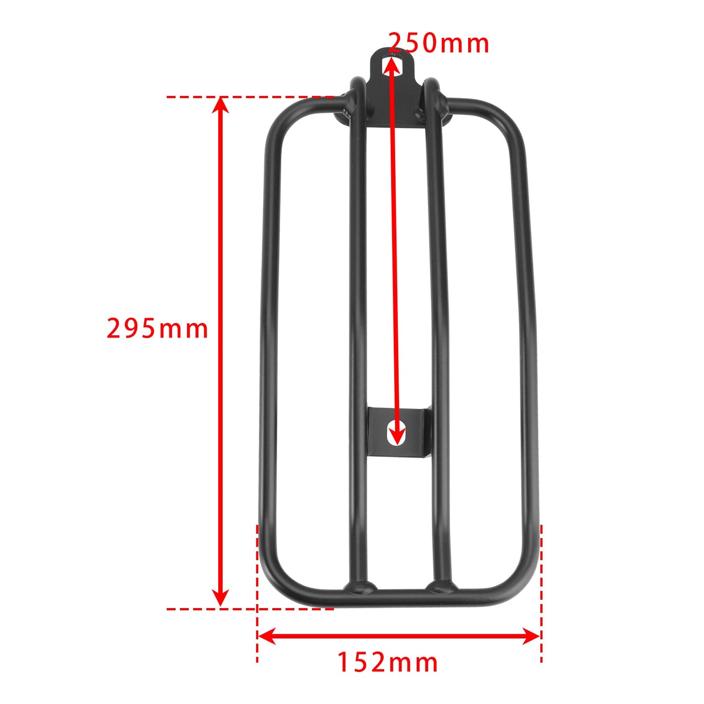 Luggage Rack for Solo Seat - Black for Kawasaki Eliminator 500 (2024-2025)