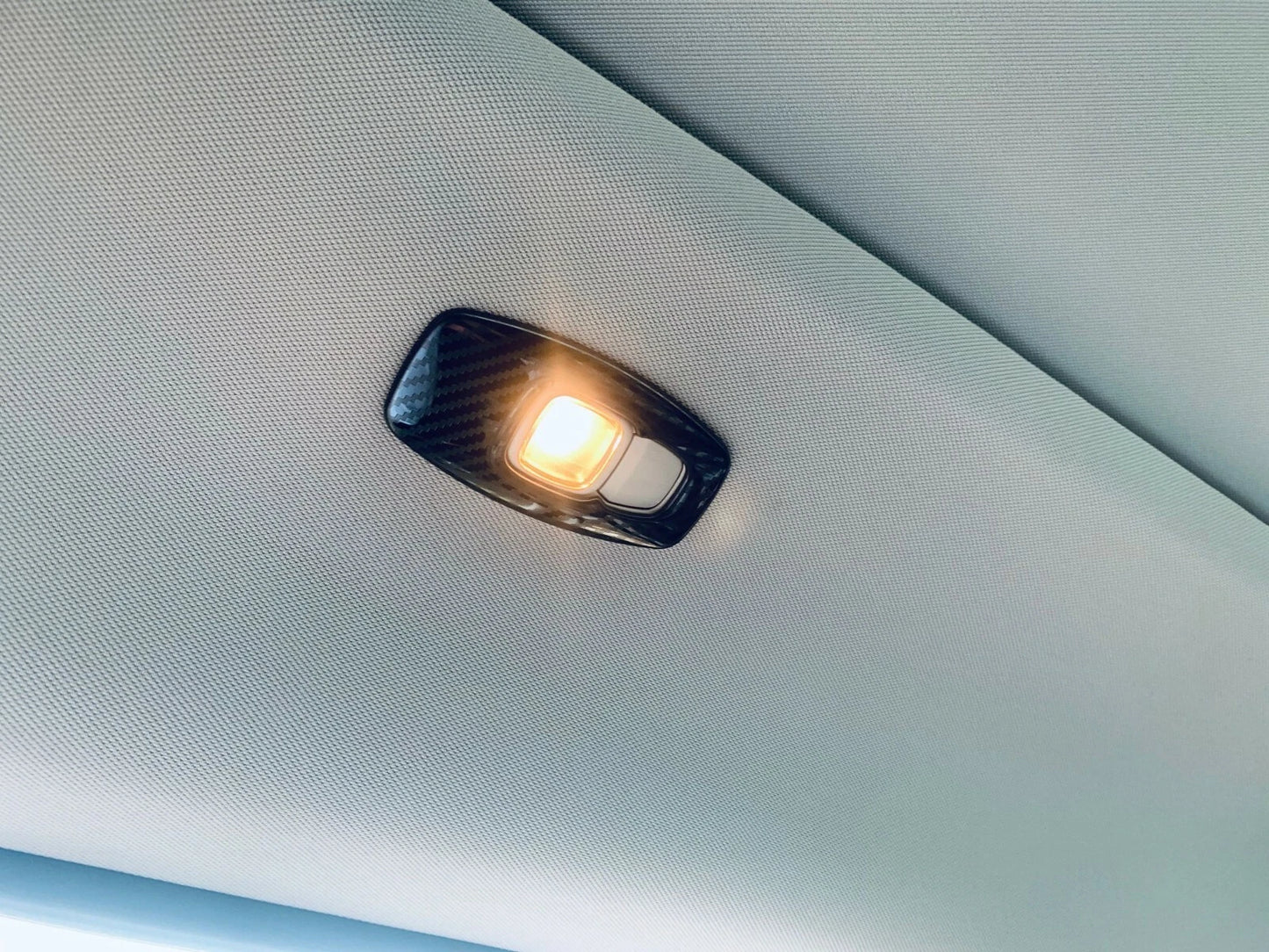 Carbon Fiber Rear Reading Light Cover Trim for Nissan Rogue (2021-2023)