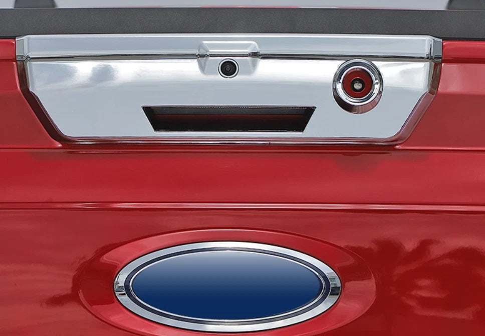 ABS Chrome Rear Tail Door Handle Bowl Cover Trim for Ford F150 (2021-2023)