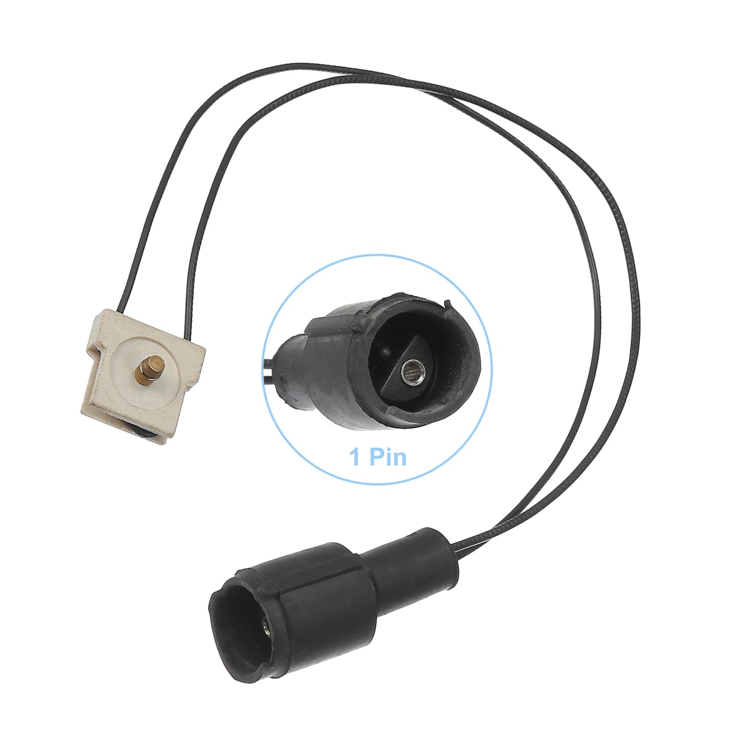 Front Brake Pad Sensor for BMW 3 Cabriolet (2000-2006) - Black Beige 1 x Pcs