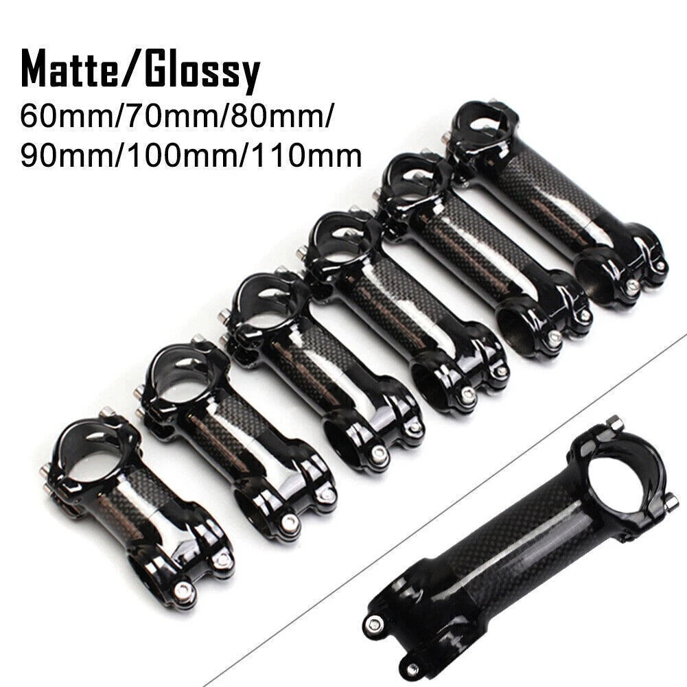 MTB Road Bike Stem 31.8mm for Carbon Bicycle Handlebar (80/90/100/110mm)
