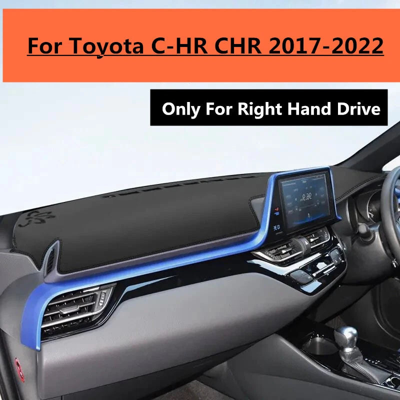 RHD / Leather Dashboard Cover for Toyota C-HR (2017–2022)