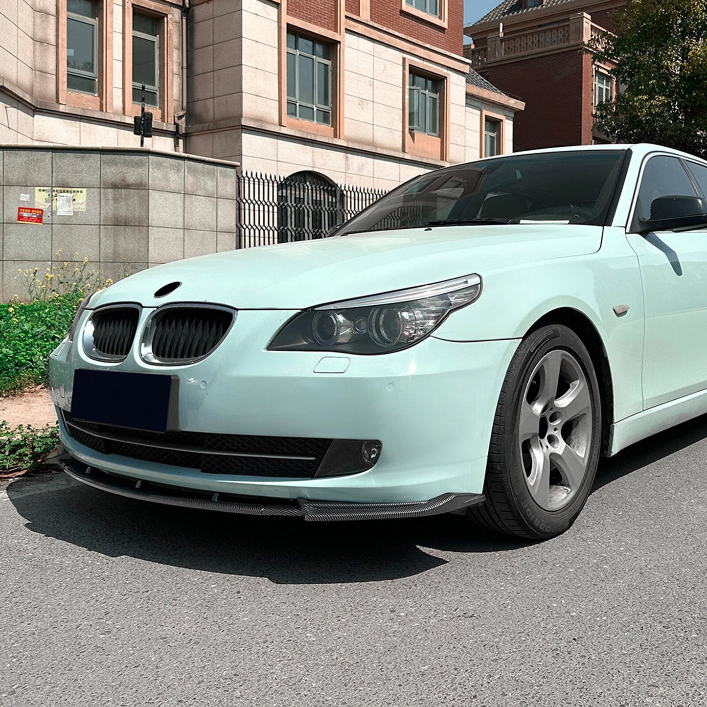Front Lower Spoiler Lip Splitter for BMW 5 Series E60 E61 (2008-2010)