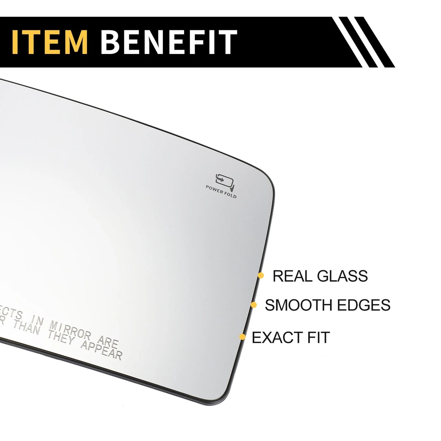 Heated Right Side Mirror Glass for Ford F-150 (2004-2010)