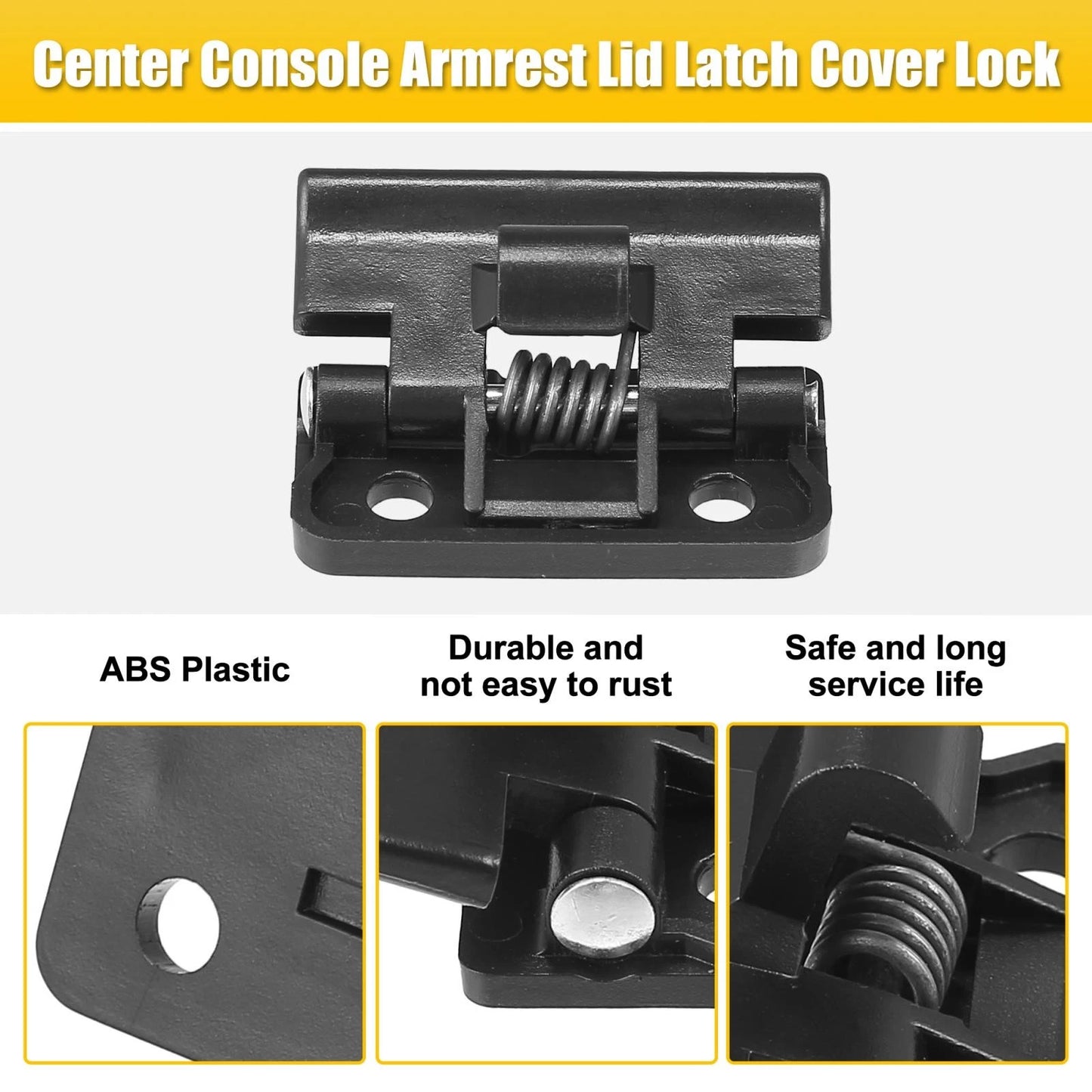Center Console Latch for Toyota RAV4 4Runner Camry Corolla Avalon (2001-2023)