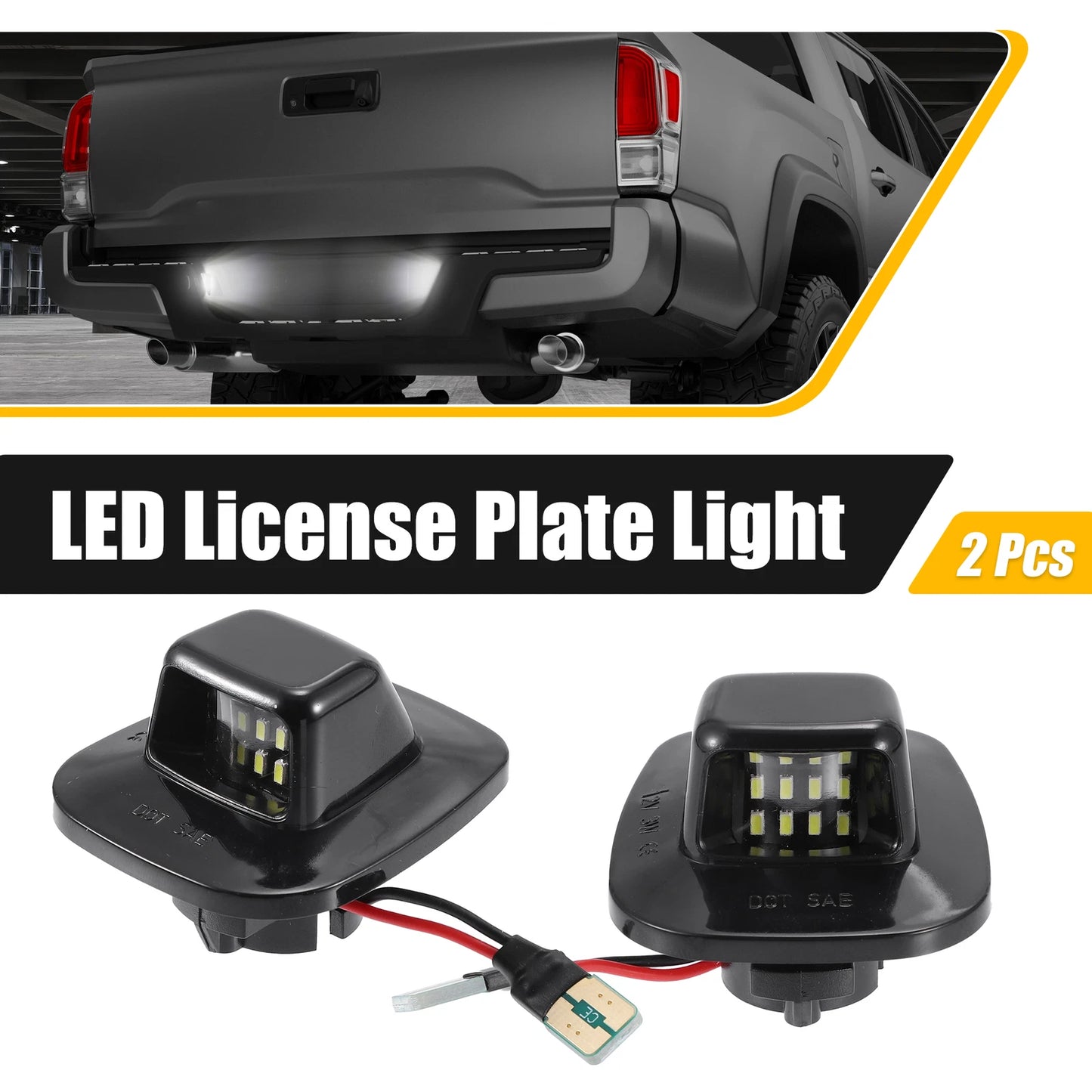 LED License Plate Light Lamp for Chevy C1500 6000K White