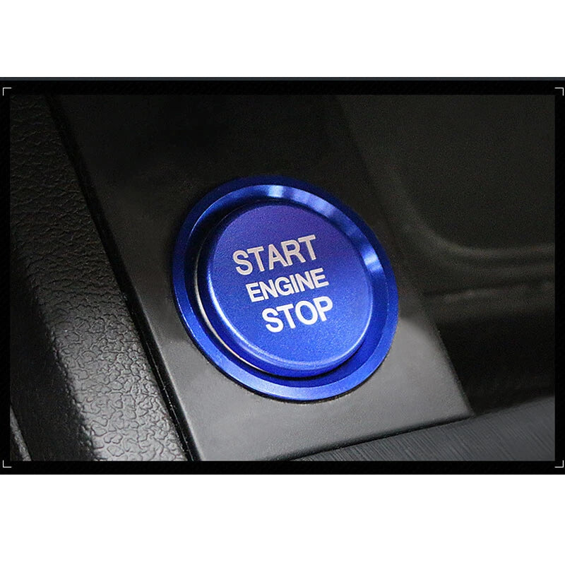 Red Car Interior Engine Start Push Button Cover Trim For Audi A4 A5 A6 Q5 Q7