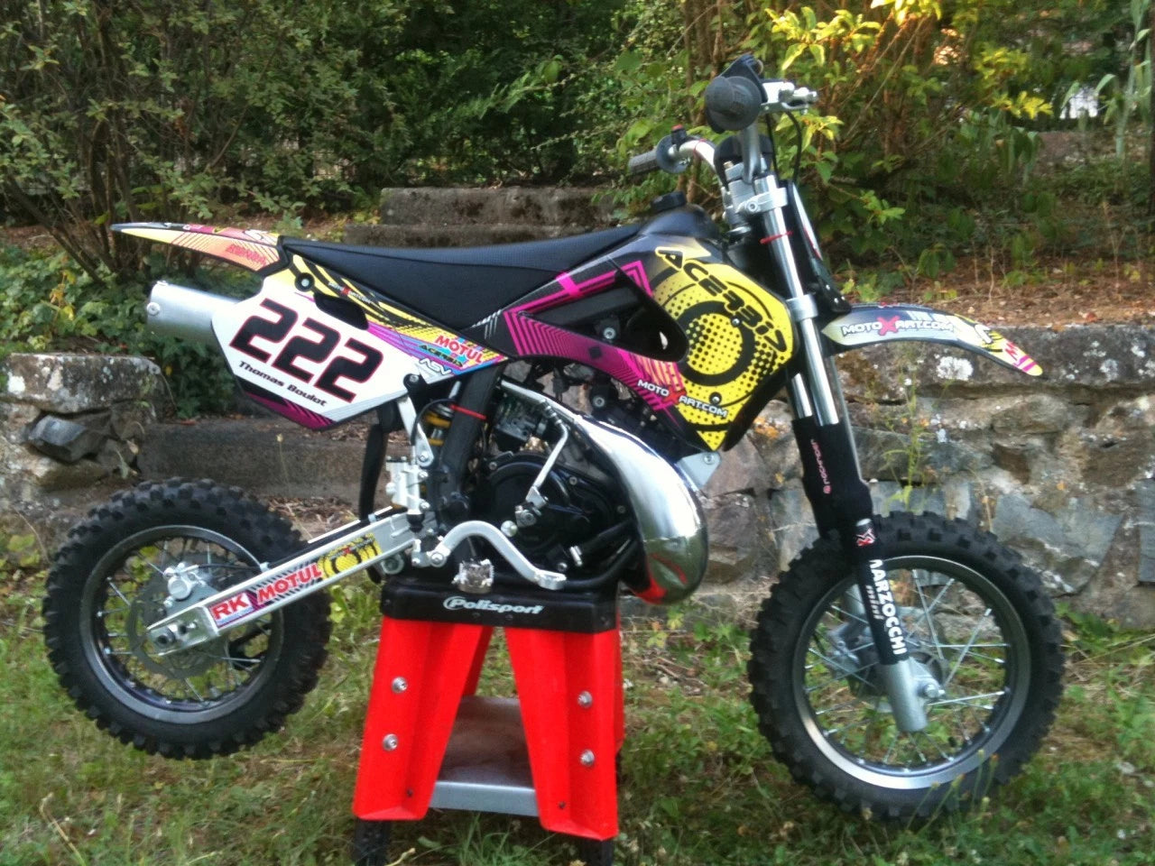 Neon Style Custom Graphic Kit for Pit Bike