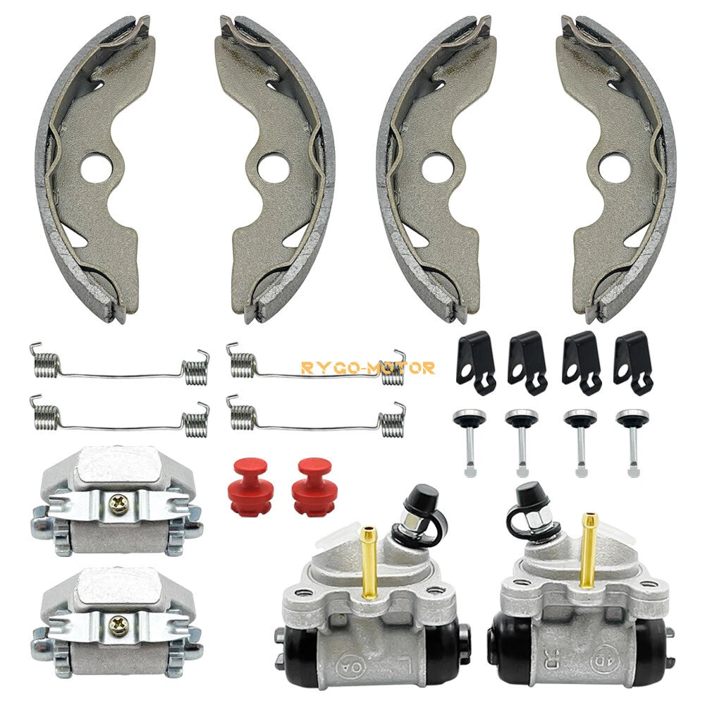 Front Brake Wheel Cylinder Shoes Adjusters Kit for Honda FourTrax 300 2x4 TRX300