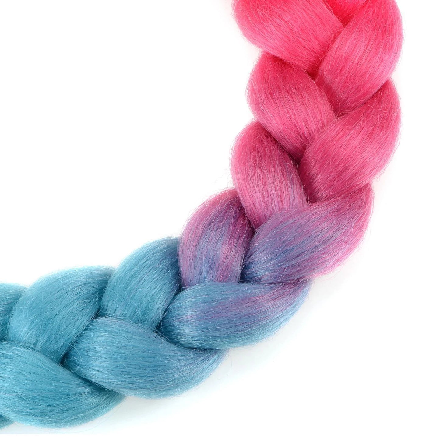 Helmet Decor Pigtail Braid Hair for Motorcycle