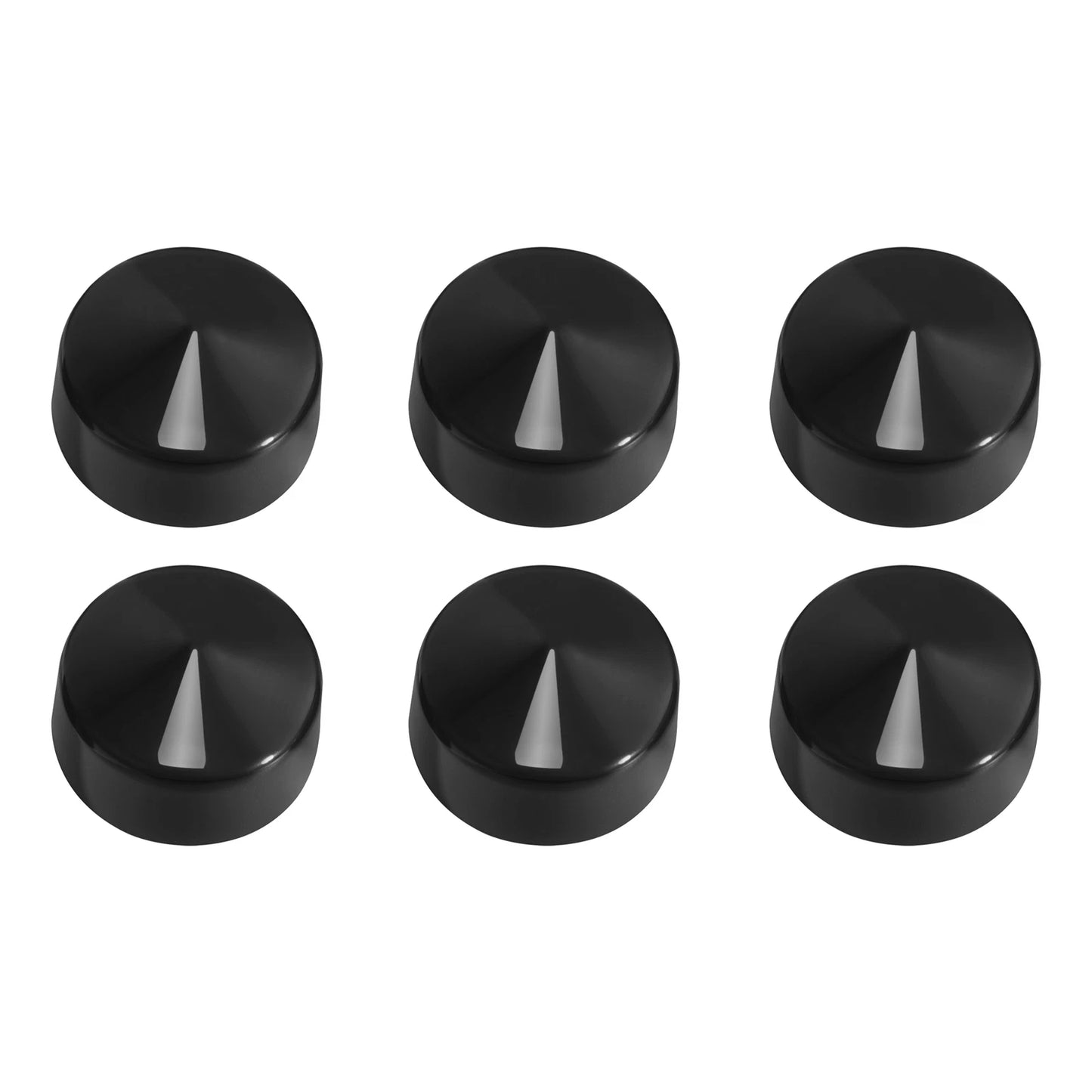 Black Bolt Toppers Caps Cover Set for Harley Softail Twin Cam (1984-2006)