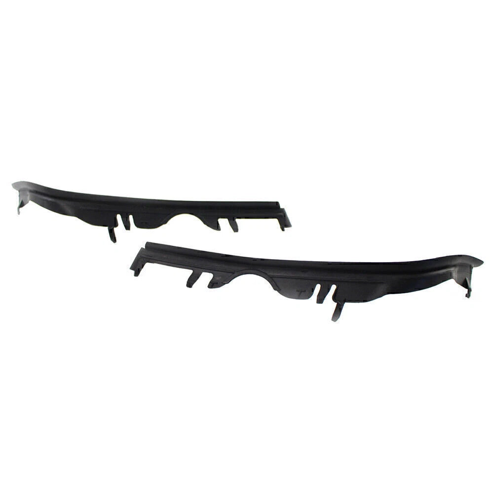 Pair ABS Black Front Upper Headlight Gaskets for BMW 5 Series E39 (1997-2003)