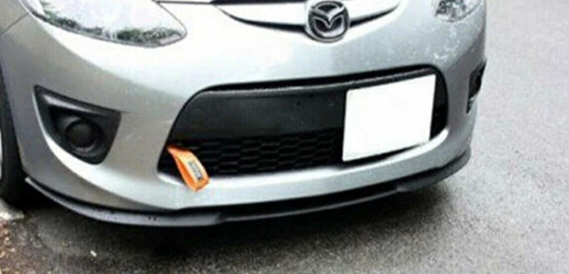 Front Bumper Lip 3 Pcs for Mazda 2 Cupra R
