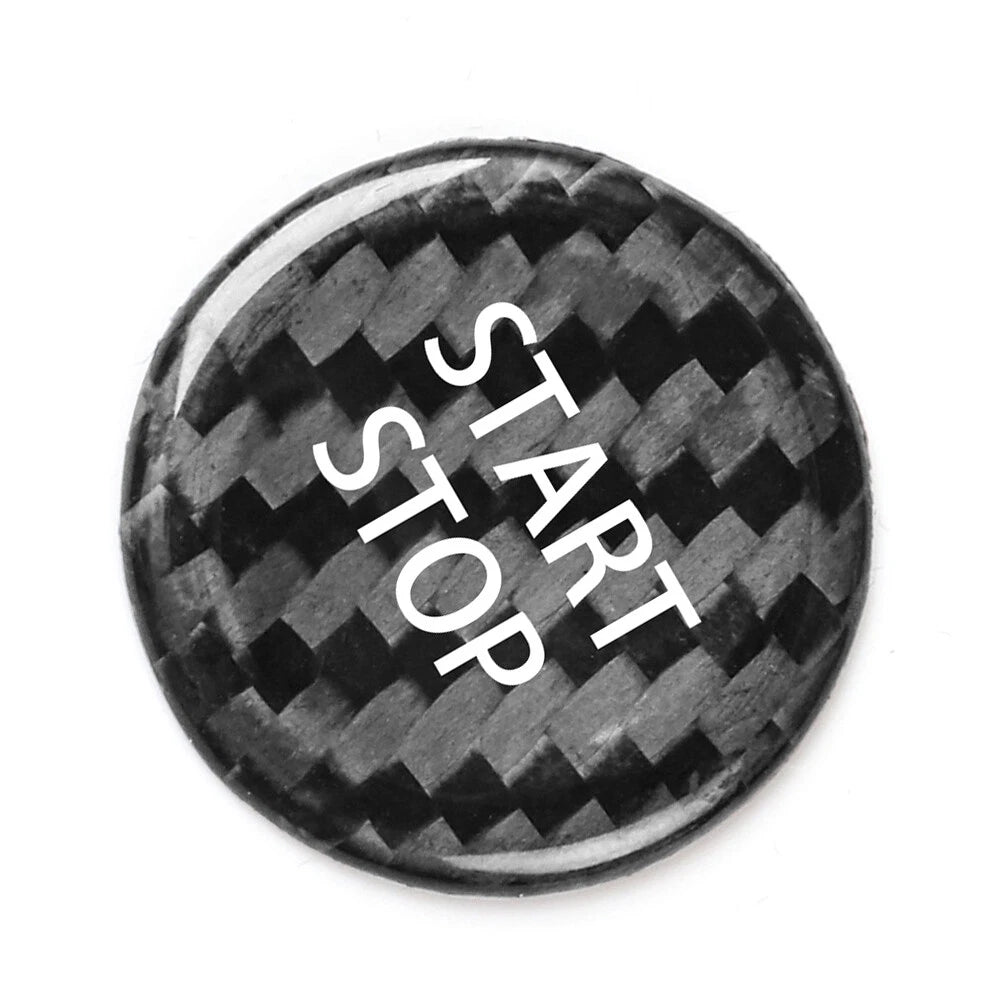 Carbon Fiber Engine Start-Stop Button Cover for Nissan GTR R35 (2008-2016)
