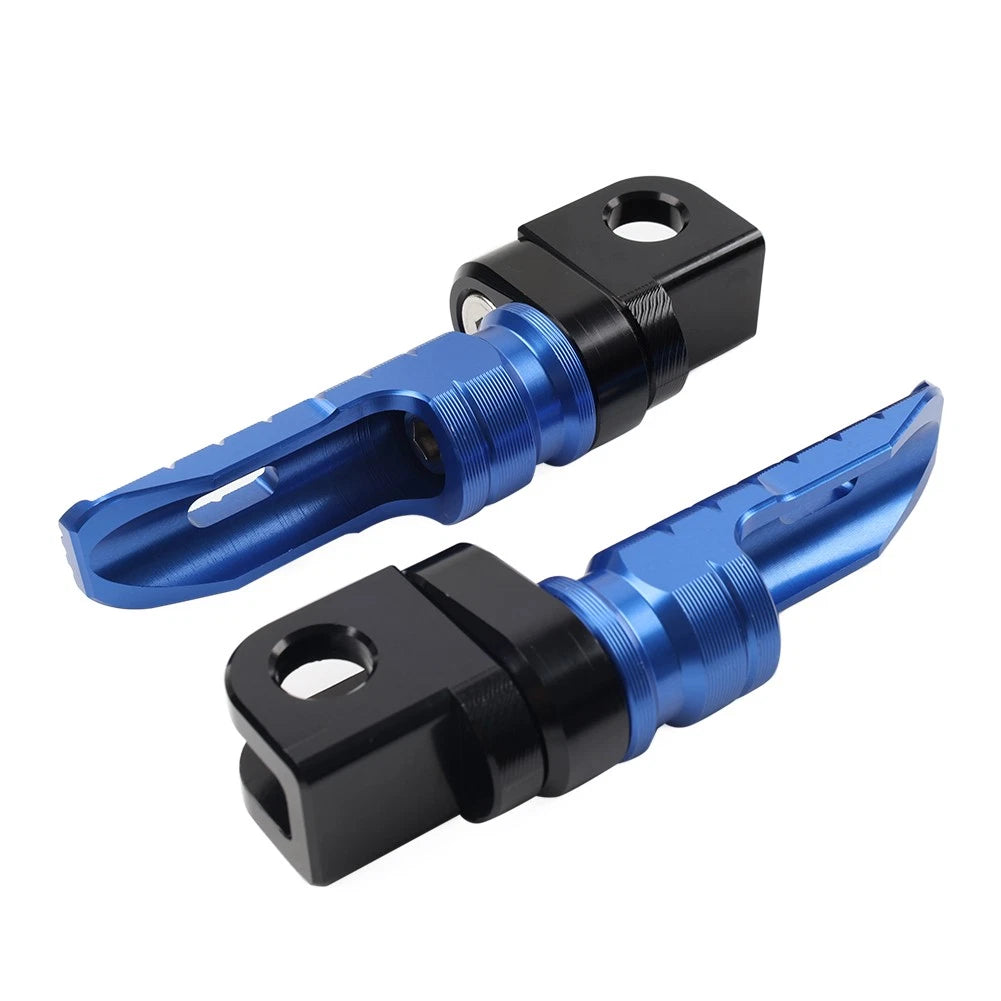 Blue Footrests Pegs for CFMoto 450NK 2023-2024, 675SS 2024, 125 ST 2020-2024