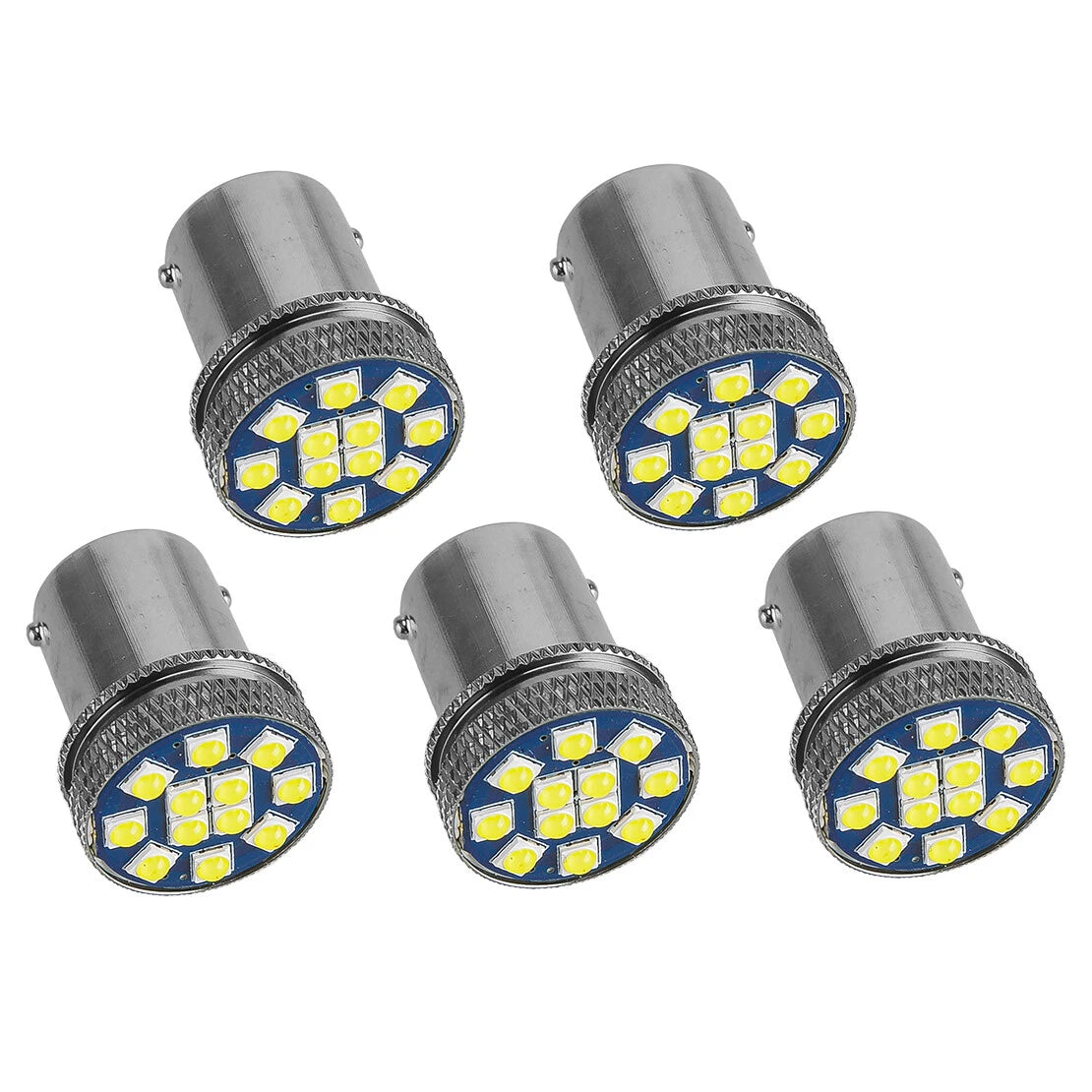 20 x White LED 12SMD BAY15D 1156 P21W Turn Signal Light Bulbs for Car Truck