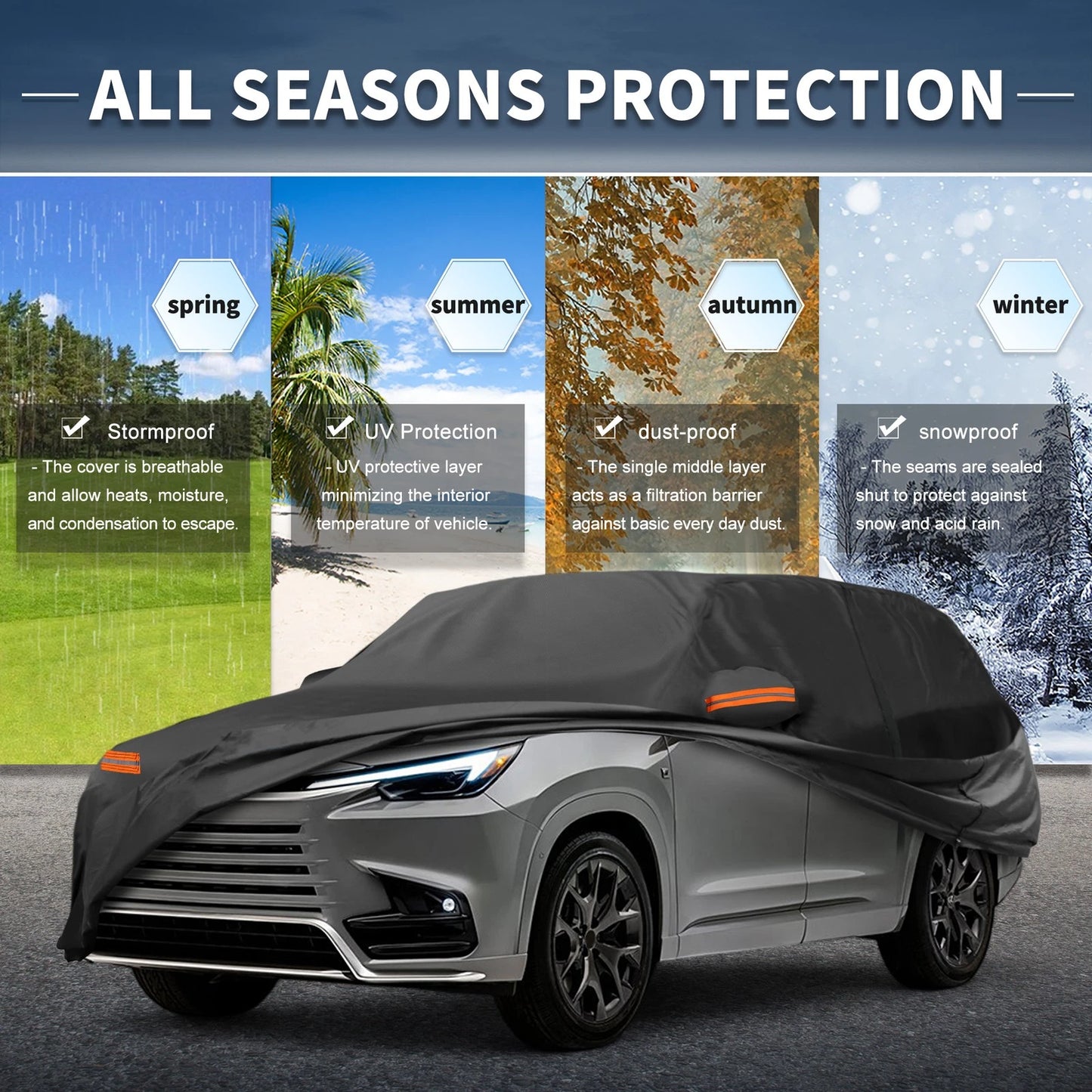 Waterproof 210D-PU Car Cover for Lexus TX (2023)