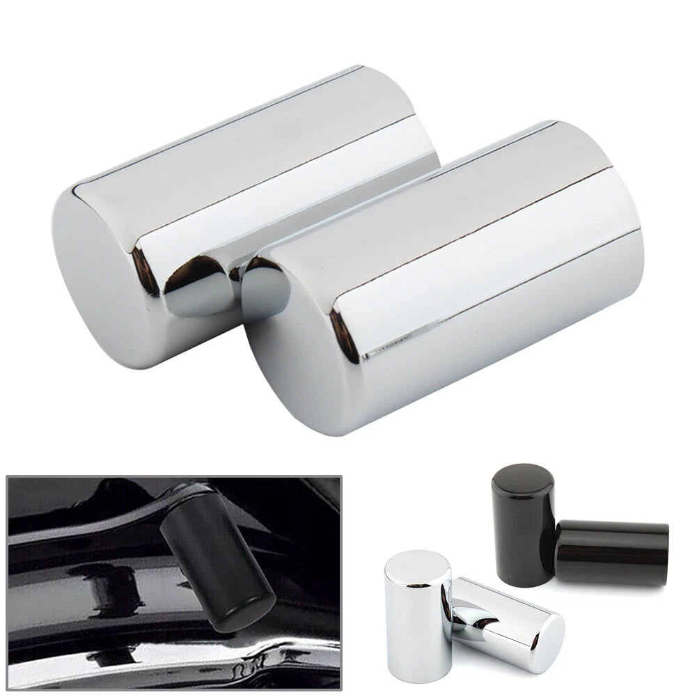 2 x Chrome Docking Hardware Point Covers Kit for Harley Touring FLHX (2009-2023)