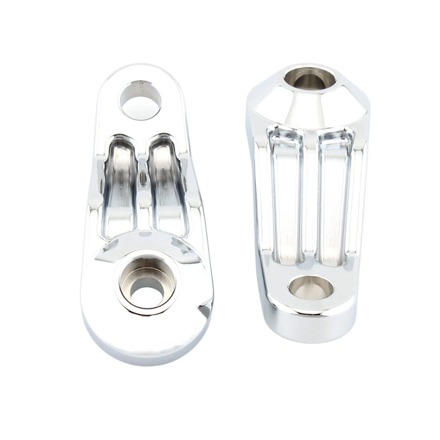 2 x Chrome Rear Turn Signal Light Holders for Triumph Thruxton (2016-2023)