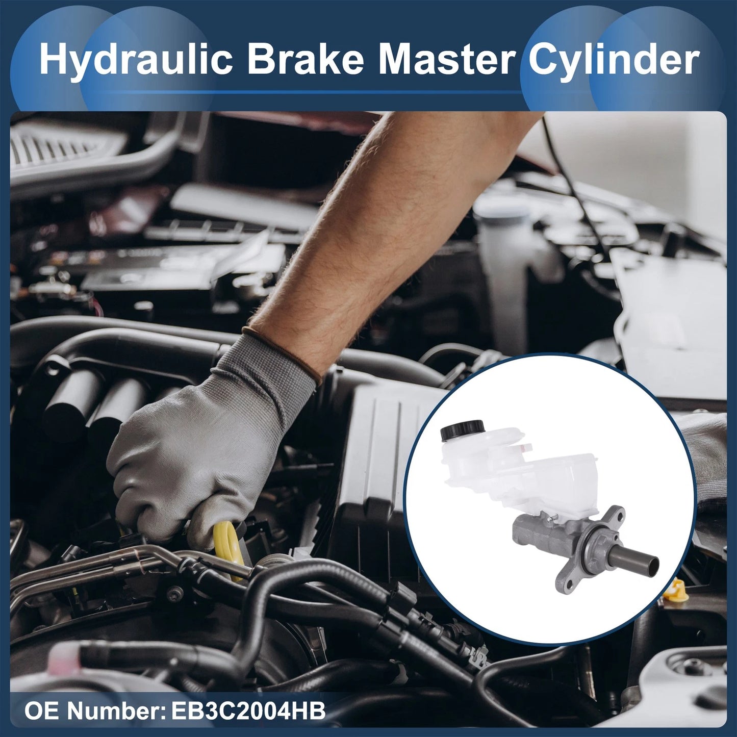 Brake Master Cylinder with Reservoir for Ford Ranger T7 (2015-2020)