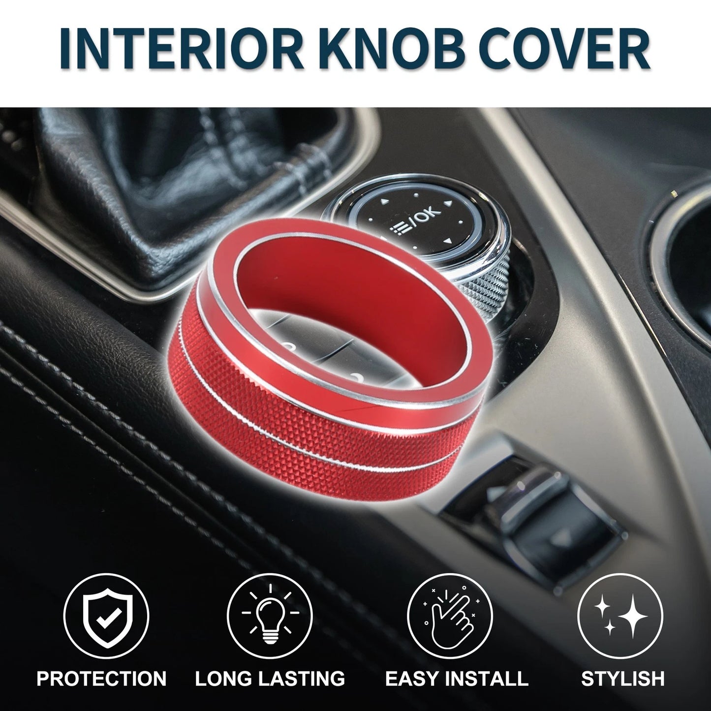 Center Console Multimedia Switch Knob Cover Infiniti Q50 (2014-2019)