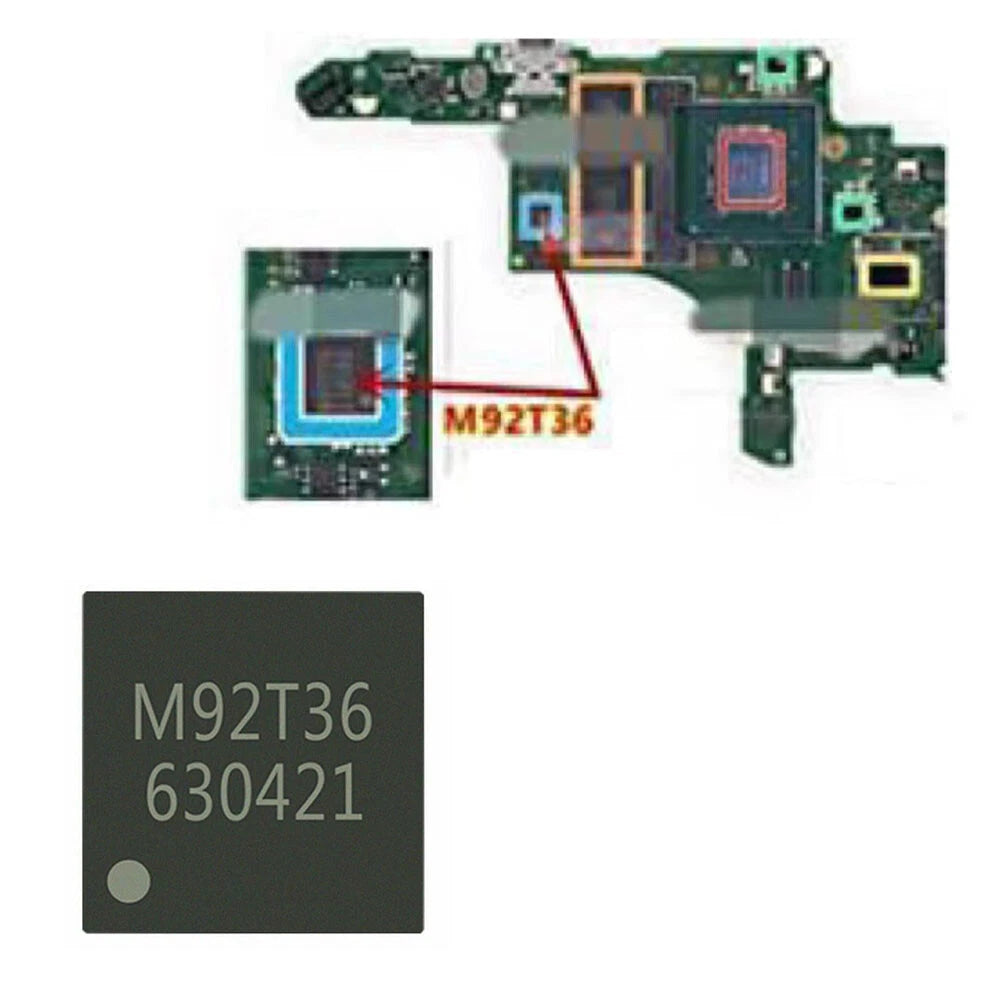 10 x M92T36 Power Charging Control Chip for Switch Motherboard