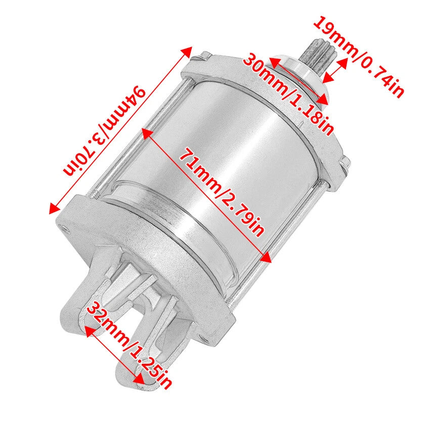 Starter Motor for Yamaha YZF R1 R1M MT10 MT-10 (2015-2022)