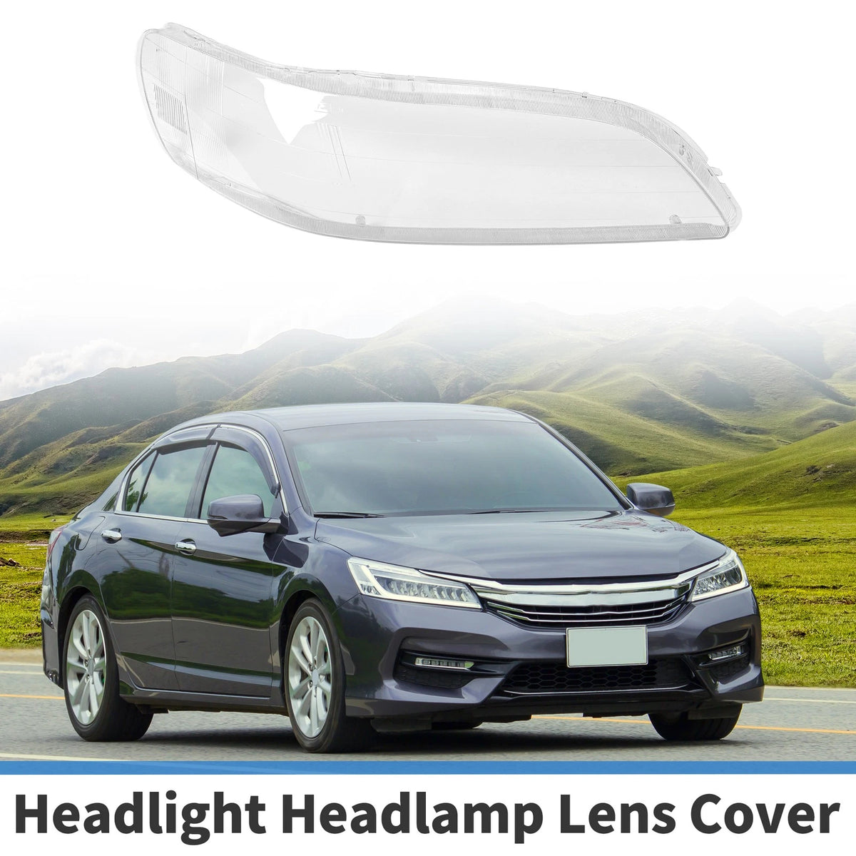 Car Front Right Headlight Lens Cover for Honda Accord (1998-2002)