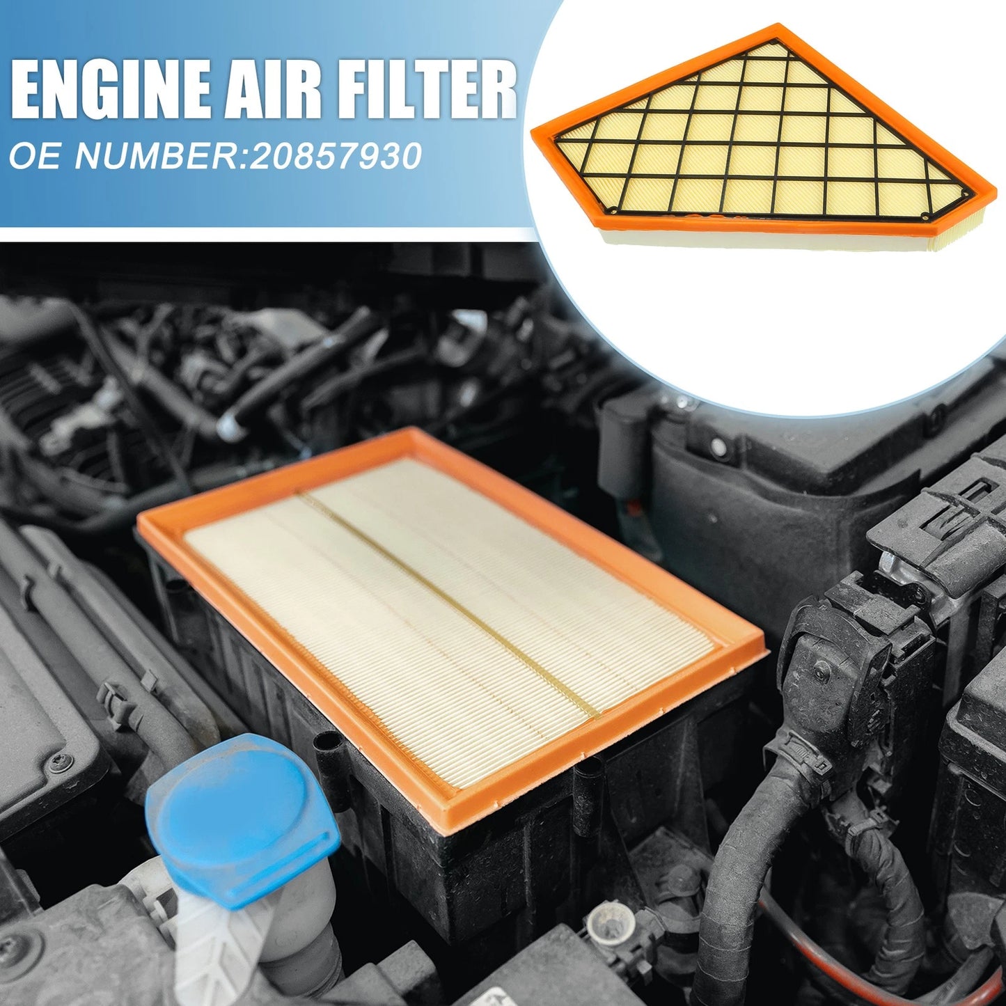 Engine Air Filter for Cadillac ATS & Chevy Camaro LS LT (2013-2019)